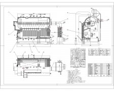 生物質(zhì)蒸汽鍋爐圖紙(型號(hào):DZH1-1.25-T)